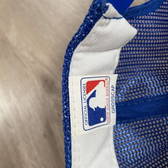 Vintage Gross Cap Chicago Cubs Snapback Hat MLB Baseball Blue Red Cap‎ - Picture 4 of 8